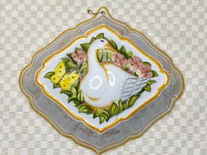 Molde de gelatina vintage Franklin Mint Le Cordon azul ganso pato colgante de pared 1986 - Imagen 1 de 6