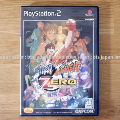 PS2 Street Fighter ZERO Fighters Generation CAPCOM Japan Import 4976219655354 - Image 1 of 3
