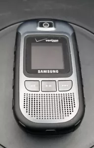 Telefono flip Samsung Convoy grigio scuro Verizon grado militare SCH-U640 3G non testato - Foto 1 di 11
