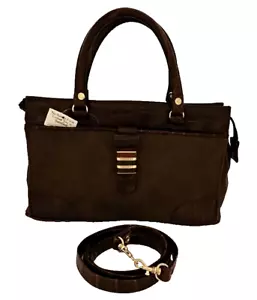 Jackson Dolce Vita Brown Purse Handbag 4 Compartments & inside zip pocket - Picture 1 of 21