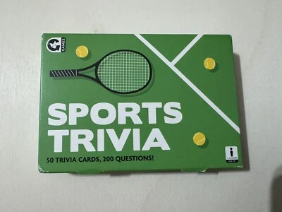 New Card Games - Sports Trivia 50 Cards 200 Questions - Image 1 of 3