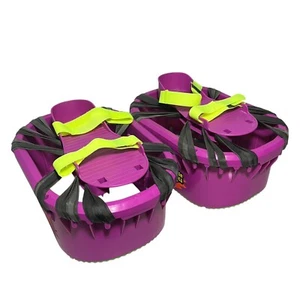 Vintage 1989 Moon Shoes Anti-Gravity Trampoline Big Time Toys Purple - Picture 1 of 4