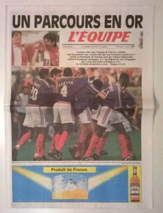 L'EQUIPE N°16.214 du 25/06/1998 - CdM: Fra-Dk 2-1 /Parag-Nig 3-1 /Esp-Bul 6-1 - Picture 1 of 12