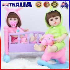 ❤ 38cm Realistic Reborn Doll Pretend Play Silicone Accompany Doll Kits for Toddl