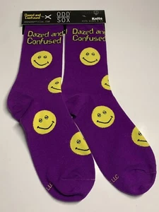 NUEVOS CALCETINES CREW ATURDIDOS Y CONFUSOS PARA HOMBRE IMPRESOS EXTRAÑOS 6-13 - Imagen 1 de 1