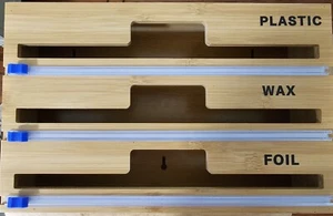 Peraco Bamboo 3 in 1 Wrap Dispenser with Cutter  - Picture 1 of 10