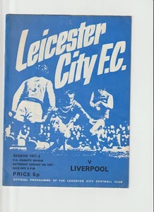 1971 F.A.Charity Shield.Leicester City v Liverpool. - Picture 1 of 2