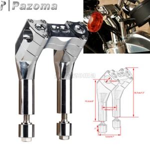 Manillar elevador estilo retroceso de 1,5" cromo para Harley Breakout FXBR/FXBRS 18-21 - Imagen 1 de 9