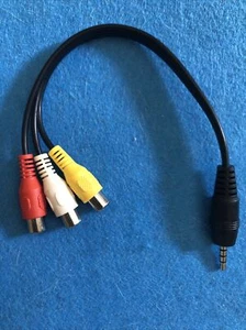 3.5mm AV Male to 3RCA Female M/F Audio Video Stereo Jack Adapter Cord Cable - Picture 1 of 1
