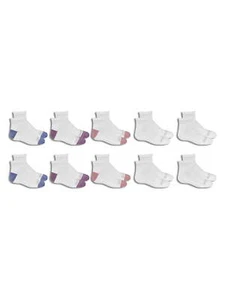 Fruit of the Loom Low-Cut Durable Solid Socks (Big Girls or Little Girls) 10 - Picture 1 of 3
