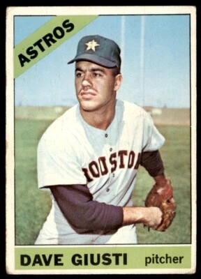 1966 Topps Dave Giusti B Houston Astros #258 - Image 1 of 2