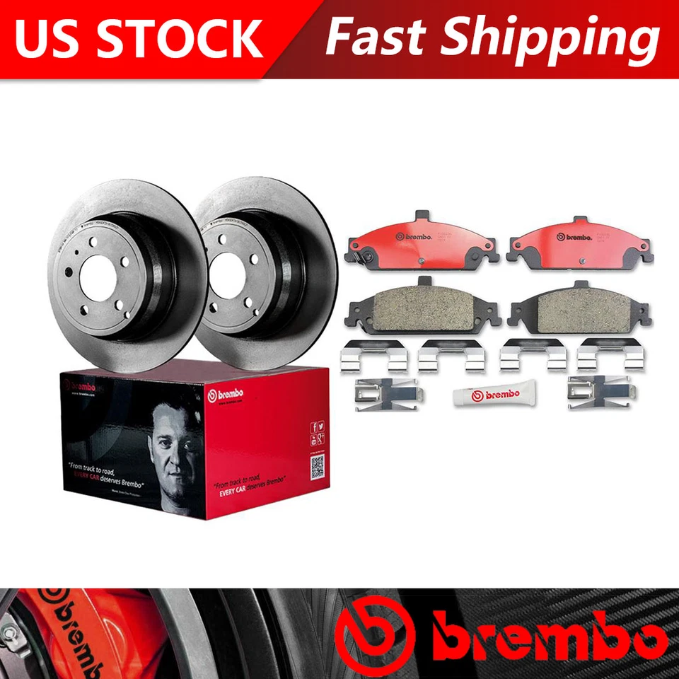Se adapta a rotores de freno delanteros Oldsmobile Cutlass 1997-1999 y pastillas de freno de cerámica Brembo Foto 1 de 4