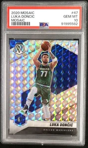 Luka Doncic MOSAIC Mosaic 2020 #47 PSA 10 - Picture 1 of 2
