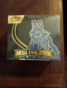 Pokemon Trading Card Game TCG Mega Evolution Elite Trainer Box ETB Lucario NEW - Picture 1 of 4