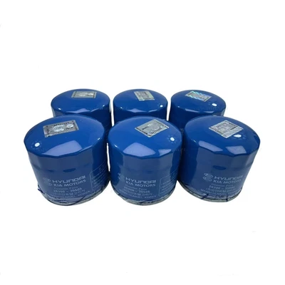 New  6 PACK  Engine Oil Filter for Hyundai Kia 97-22  2630035505 US - Image 1 of 2