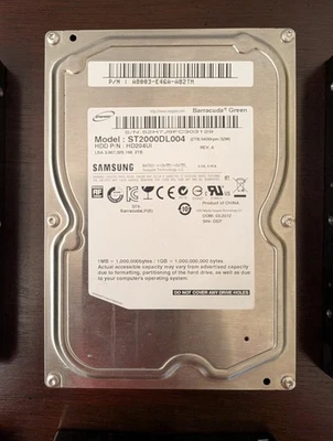 SAMSUNG EcoGreen F4 ST2000DL004 2TB 32MB Cache SATA 3.0Gb/s 3.5" Internal Hard D - Image 1 of 4