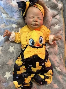 Reborn Baby aus Luxus Sammlung "JULIA" - 49 cm / 3,5 kg "Neugeboren" - Bild 1 von 12