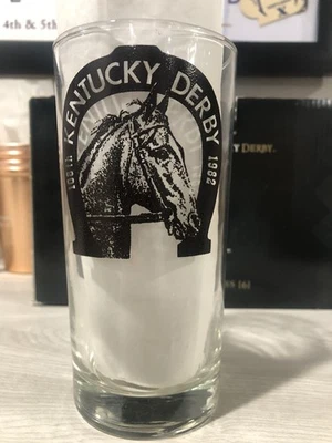 Kentucky Derby Bar Glass 1982 - Image 1 of 3