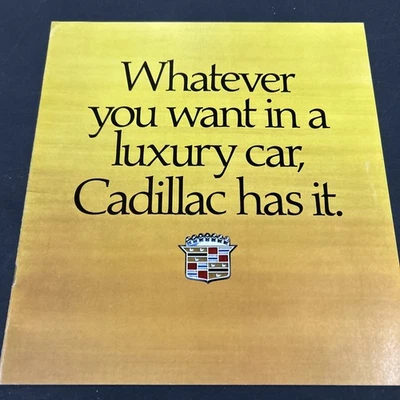 Cadillac Luxury deVille 1976 Sevilla Calais Eldorado Fleetwood folleto de ventas Foto 1 de 4