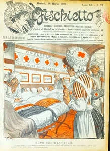 Il Fischietto giornale satirico Martedì 16 marzo 1909 - Picture 1 of 2