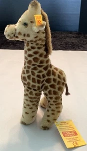Steiff 9” Standing Giraffe 042003 w/ Ear Button Chest Tag -NEW - Picture 1 of 6