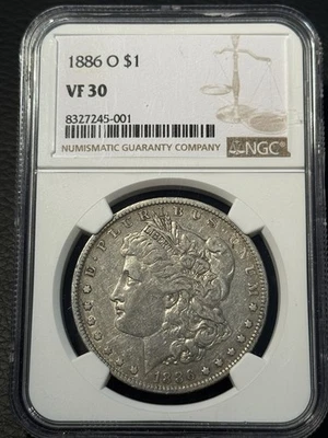 1886 O $1 NGC VF 30 MORGAN SILVER DOLLAR - Image 1 of 4