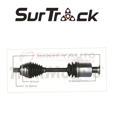 SurTrack CV Axle Shaft for 2000-2002 Mercedes-Benz E430 4.3L V8 - Constant wo Foto 1 de 4