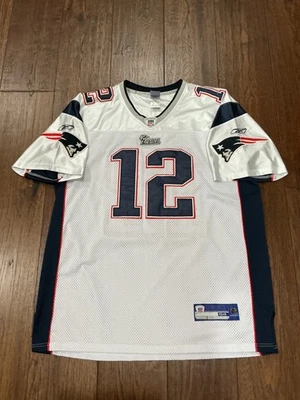 Camiseta deportiva Reebok Tom Brady New England Patriots #12 2006 100 % auténtica talla 54 excelente❤️ Foto 1 de 4