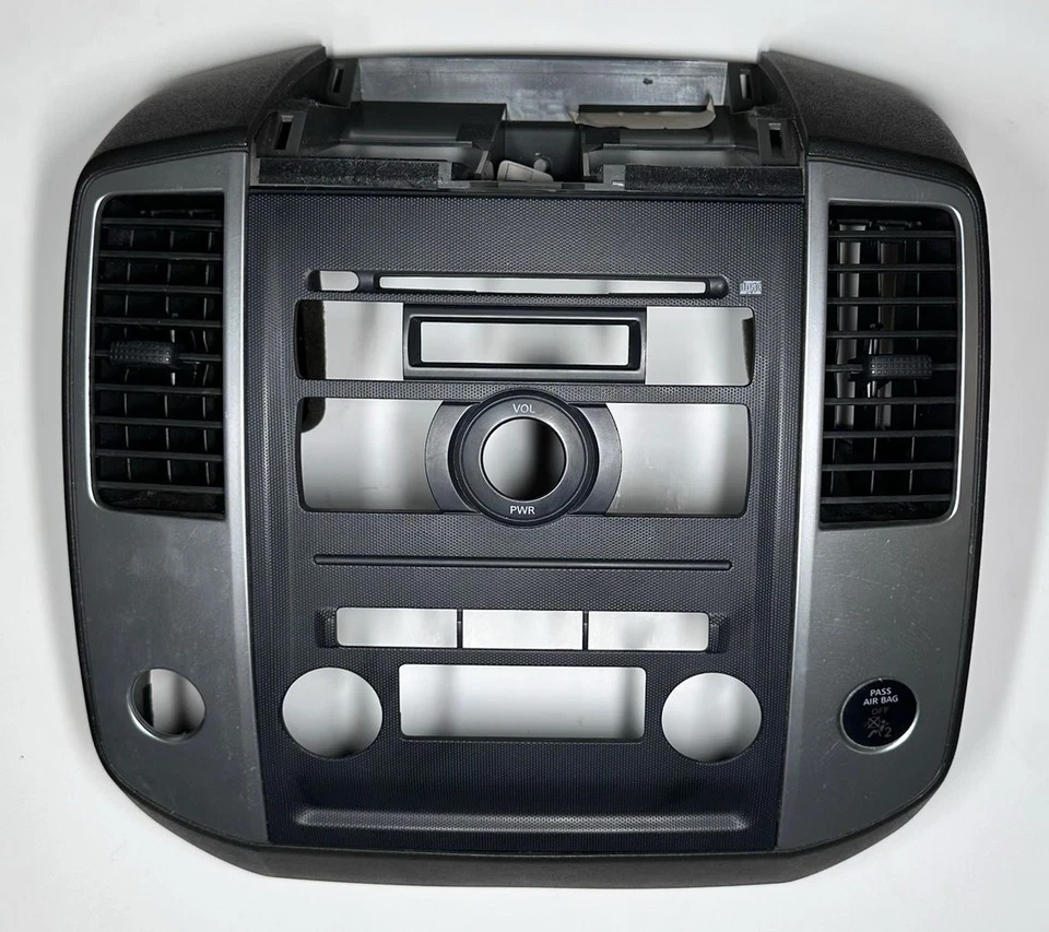 2010 -2012 Nissan Xterra painel central rádio ventilação acabamento surround - Imagem 1 de 4