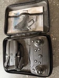 Black Mini Drone With Controller And Case - Picture 1 of 3