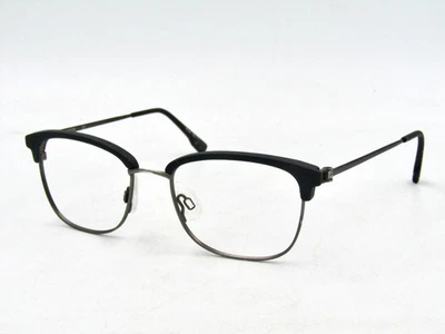 Marco de gafas de metal para hombre Flexon E1088, 001 negro, 53-18-145 ($295) #305 Foto 1 de 4