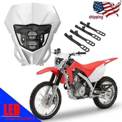 Faro LED para Honda CRF125F CRF150F CRF230F CRF250L CRF250F CRF450L CRF300L Foto 1 de 4