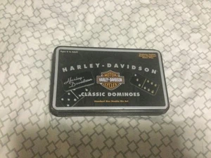 Schönes,unbenutztes,OB,Harley-Davidson Classic Dominosteine Set in Dose/Sealed Domino’s FS! - Bild 1 von 9