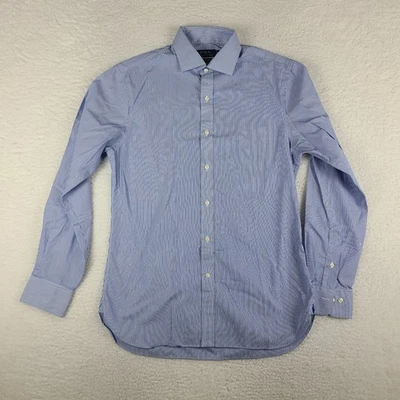 Camisa de vestir Polo Ralph Lauren para hombre 16 40-41 azul calce ajustado fácil cuidado abotonada Foto 1 de 4