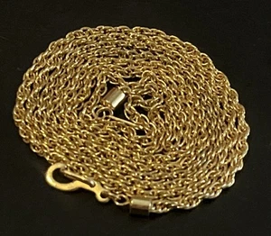Collana catena tono oro 32 pollici  - Foto 1 di 2