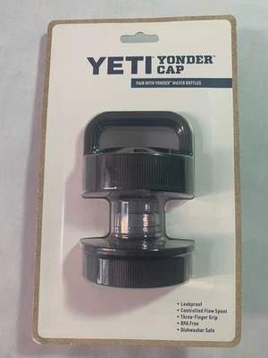 YETI YONDER CAP Black New 3648 Accessory Pairs with Yonder Water Bottles - Image 1 of 2