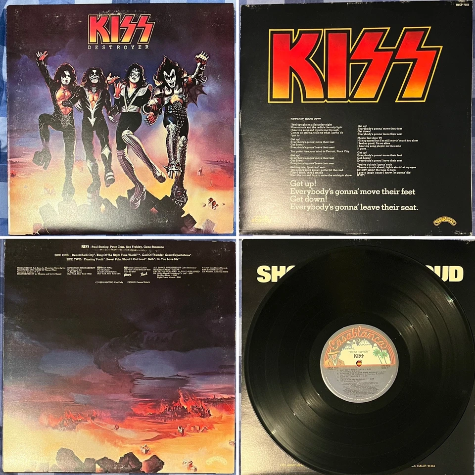 KISS Destroyer FIRST PRESSING 1976 Casablanca NBLP 7025 Near Mint Con NO BARCODE - Image 1 of 4