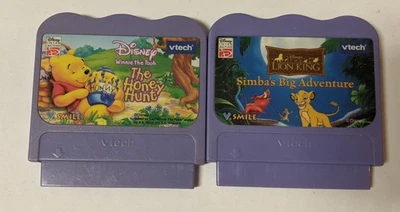 VTech V.Smile Lote de 2 - Winnie the Pooh & Lion King - CYcx20 Foto 1 de 3