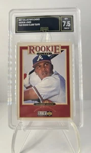 1997 COLLECTOR'S CHOICE #1 ANDRUW JONES ABI ROOKIE CLASS GMA 7.5 NM+ BRAVES - Picture 1 of 4