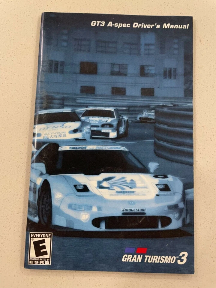 GRAN TURISMO 3 - PLAYSTATION 2 PS2 - INSTRUCTION MANUAL ONLY - Image 1 of 1