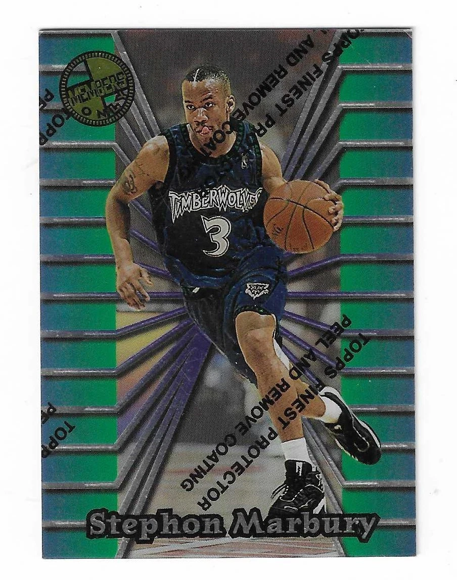 Topps Stephon Marbury Basketball Minnesota Timberwolves Sports