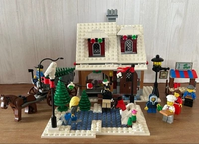 LEGO Creator Winter Village Bakery 10216 In 2010 Used Retired W/Manual As Is - Image 1 of 4