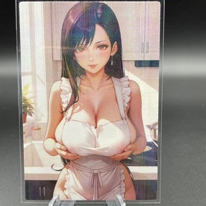 Carta Tifa Lockhart Final Fantasy Anime Waifu Doujin ACG Dea Holo - Foto 1 di 4