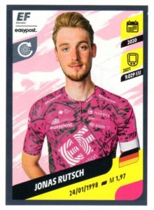PANINI TOUR DE FRANCE 2022 #146 Jonas RUTSCH Stickers