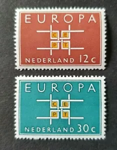 1963 NIEDERLANDE NIEDERLAND SET EUROPA CEPT SEHR GUTER ZEIT - Bild 1 von 1