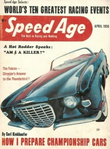 SPEED AGE 1956 APR - WORLDS 10 GREATEST EVENTS, FALCON, FURY, '56 MERCURY - Imagen 1 de 1