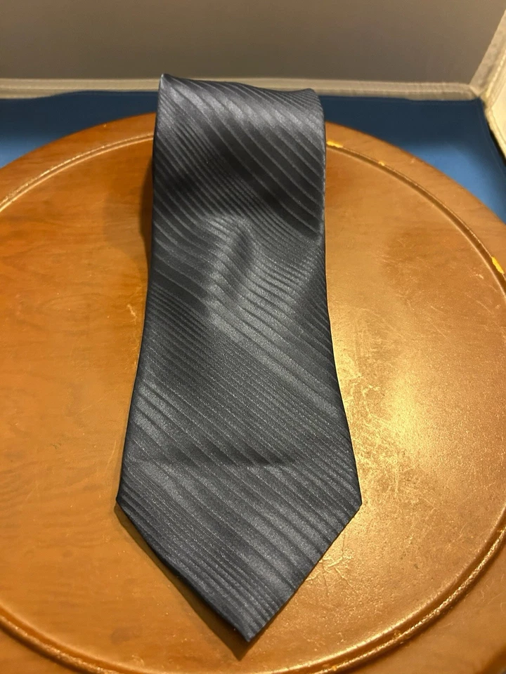 Corbata de hombre Arrow azul 100 % seda importada Foto 1 de 4