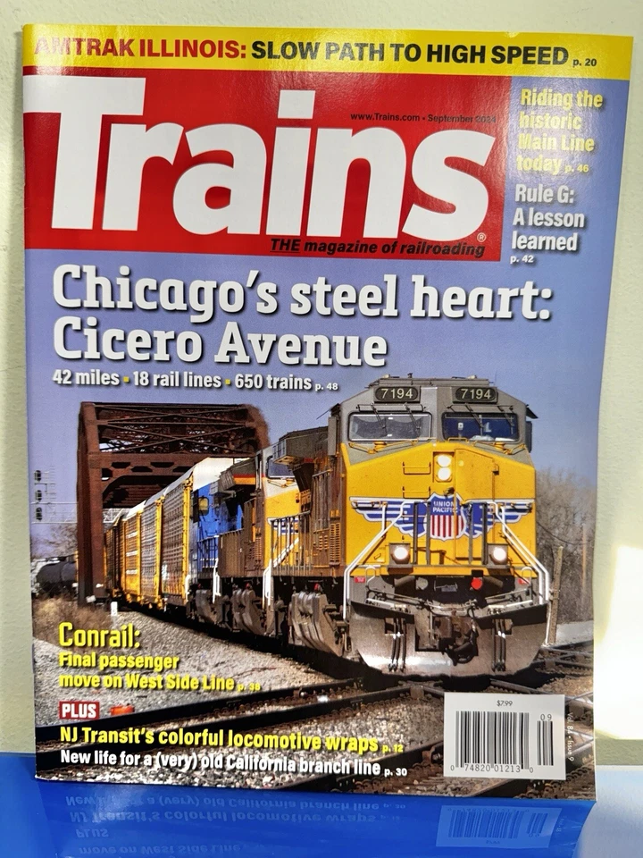 Trains Magazine March 2024 Vol 84, Issue 9 Chicago’s Steel Heart: Cicero Avenue