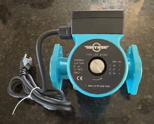BOKYWOX 3-Speed 1 Inch Hot Water Recirculating Pump 1/8HP Booster Pump 110V - Picture 1 of 7