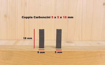 Spazzole Carbone Motore Bosch Siemens - 2 Paia Con Connettori 6.3 - Foto 11
